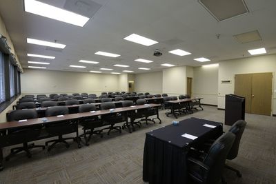 One of our Conference Rooms from the front - Classroom Style